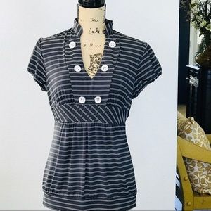 Charlotte Russe- Blouse Top
